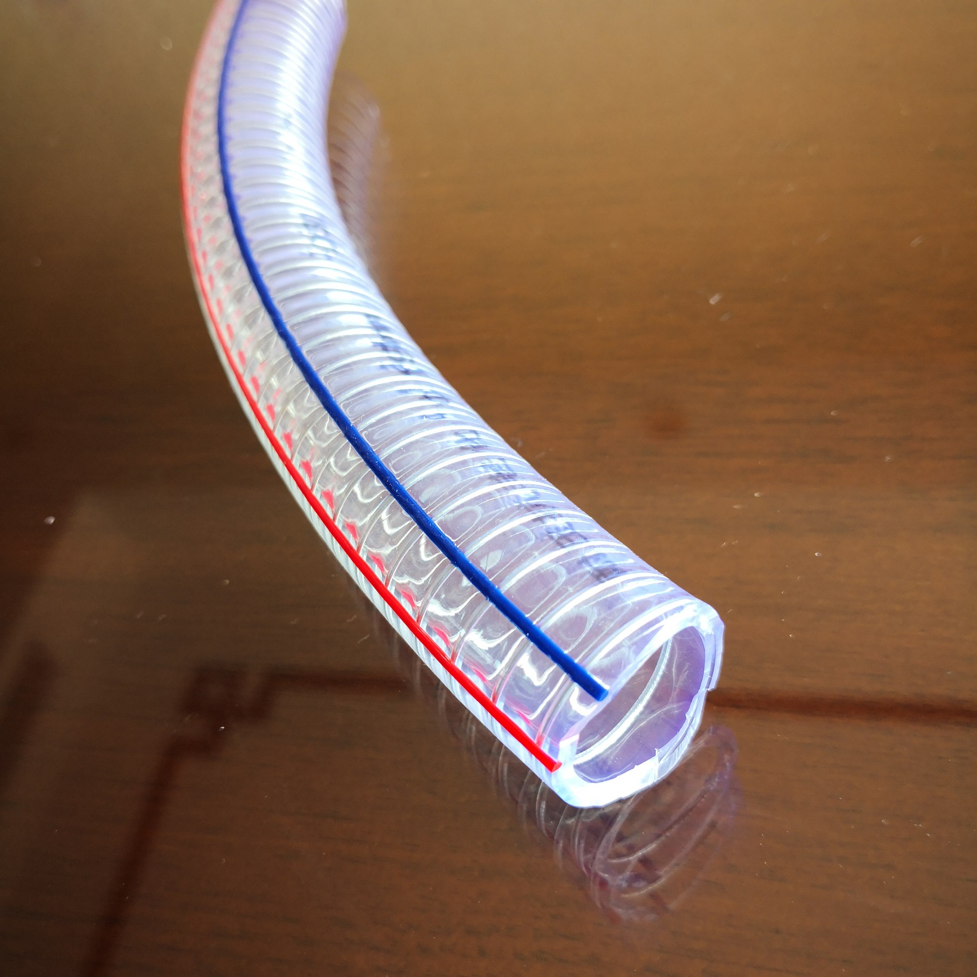 pvc螺旋钢丝增强软管透明规格齐全抗冻防晒机械配套农用塑料管水