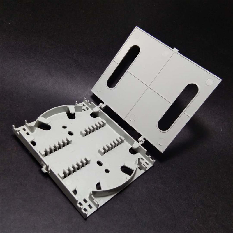 12芯迷你小款熔纤盘终端盒接线盘分纤箱熔接绕线盘