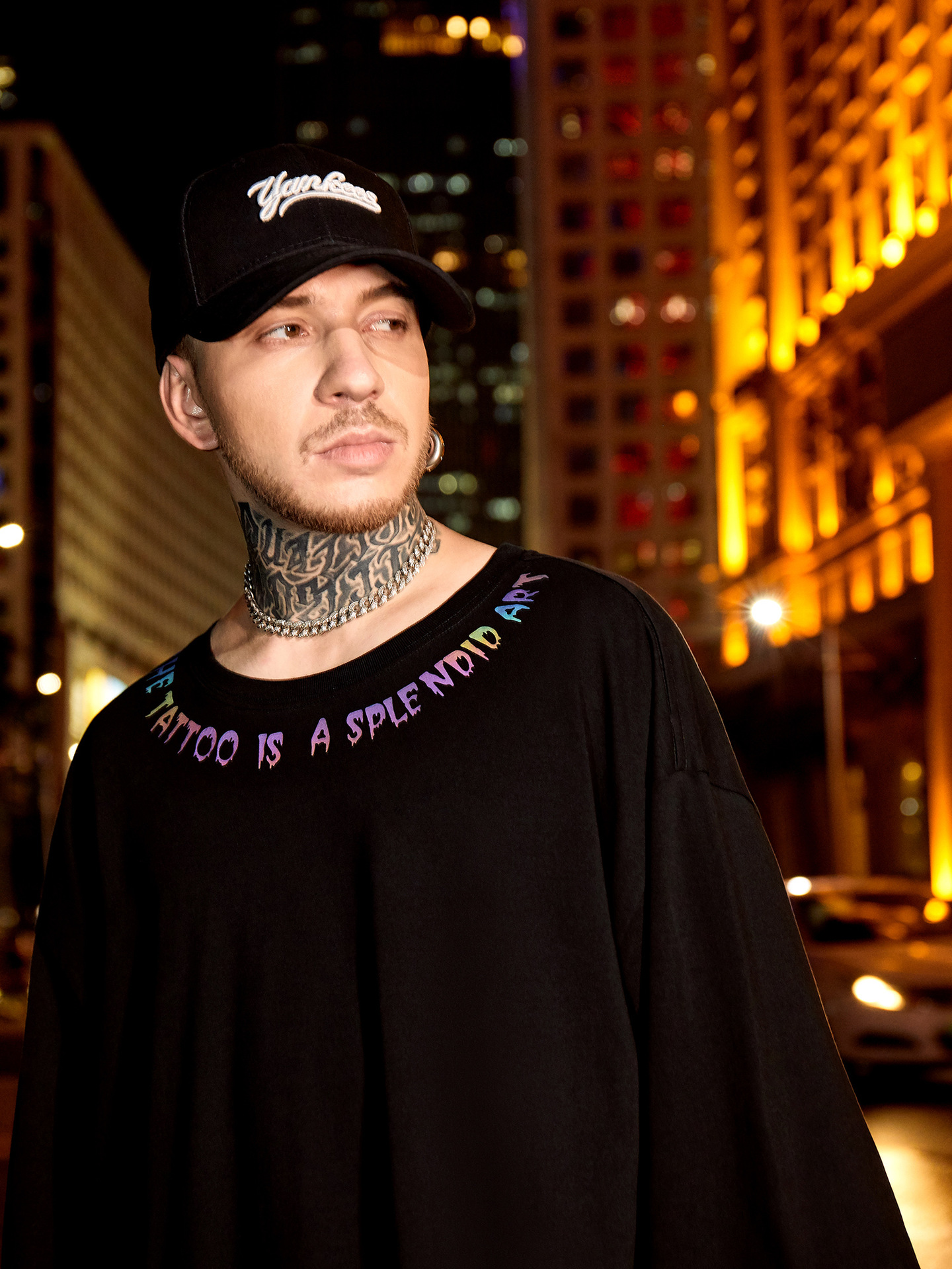 潮牌hiphop嘻哈短袖男西海岸反光t恤街头个性时尚情侣半袖潮流夏