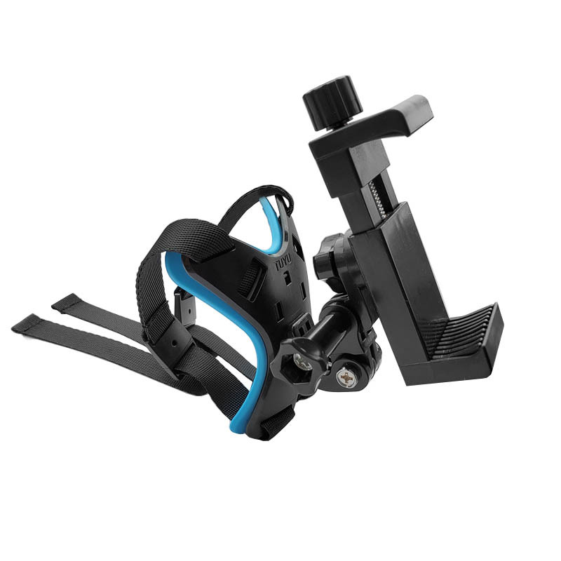 适用gopro9/8摩托车头盔下巴支架蝶形固定带hero67小蚁手机配件