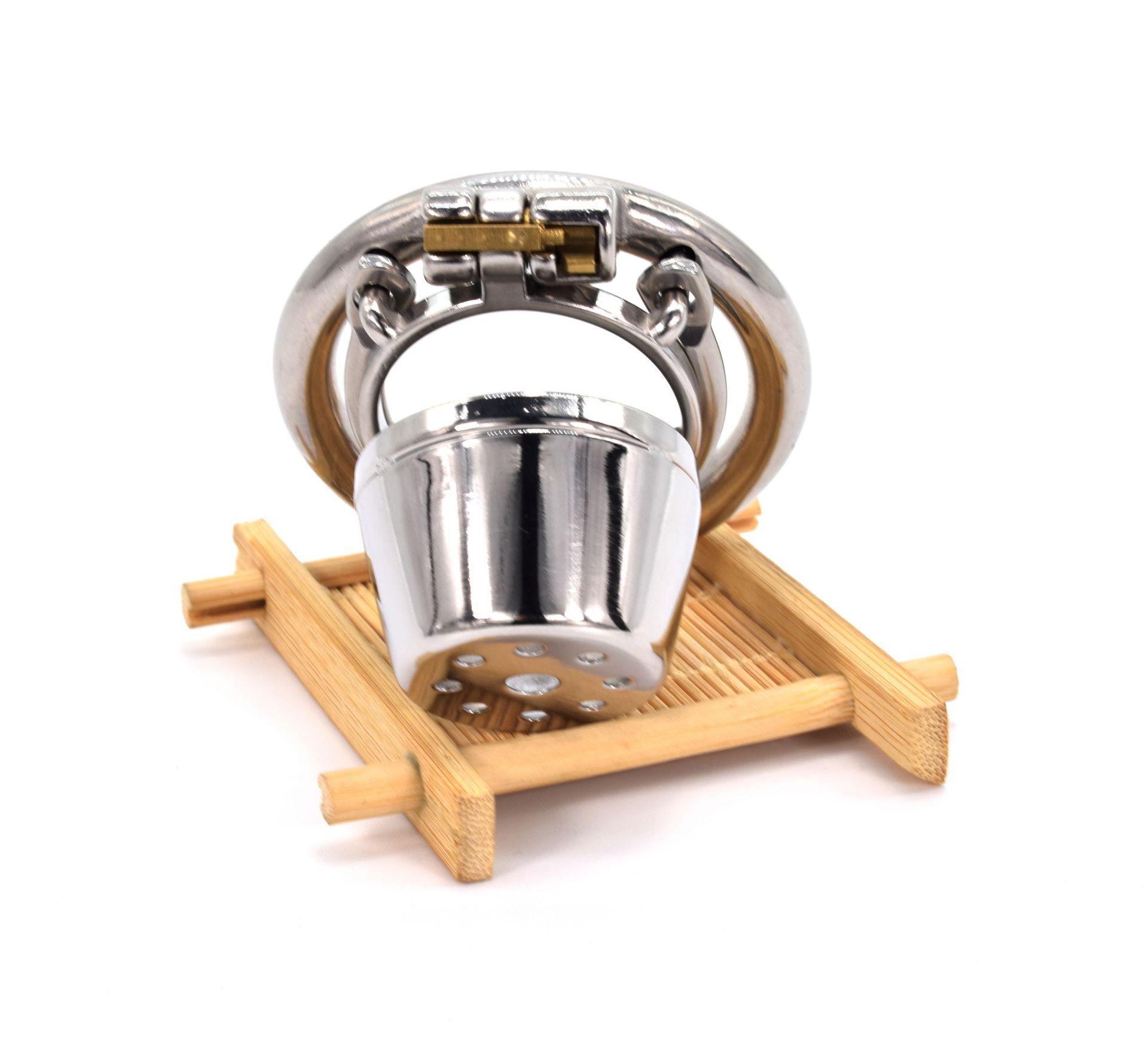 frrk新款圆环带防脱环头部八孔对称贞操锁控欲锁成人用品一件代发