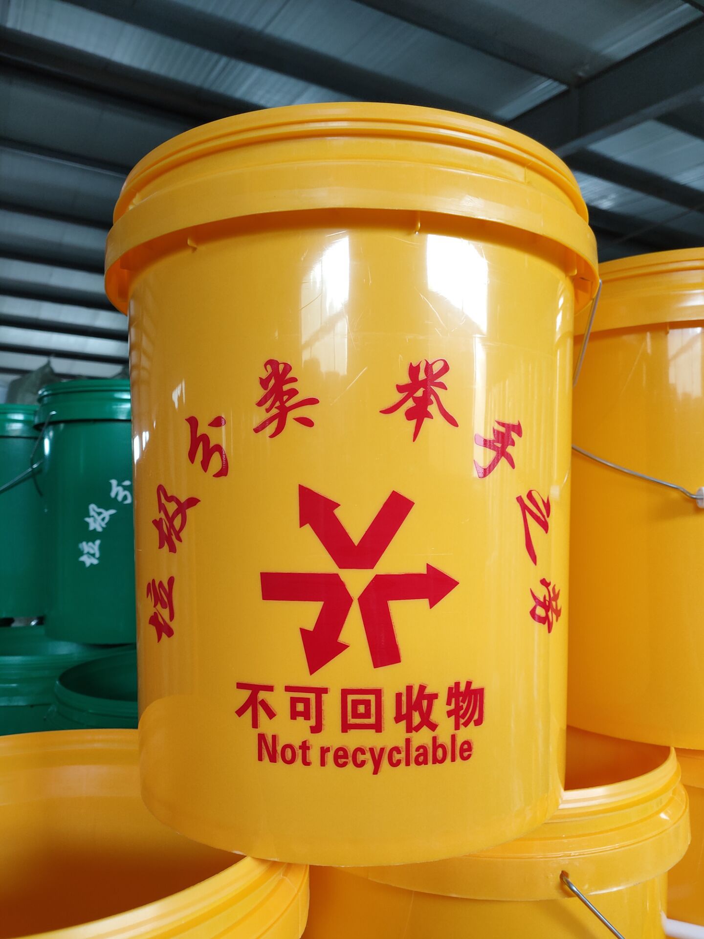 大号垃圾桶环卫保洁清洁干湿分类桶有盖加厚户外可回收桶