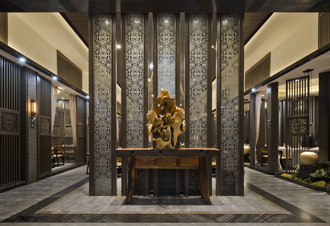 定制不锈钢镂空屏风 售楼部装饰屏风工程酒店大堂花格加工厂家