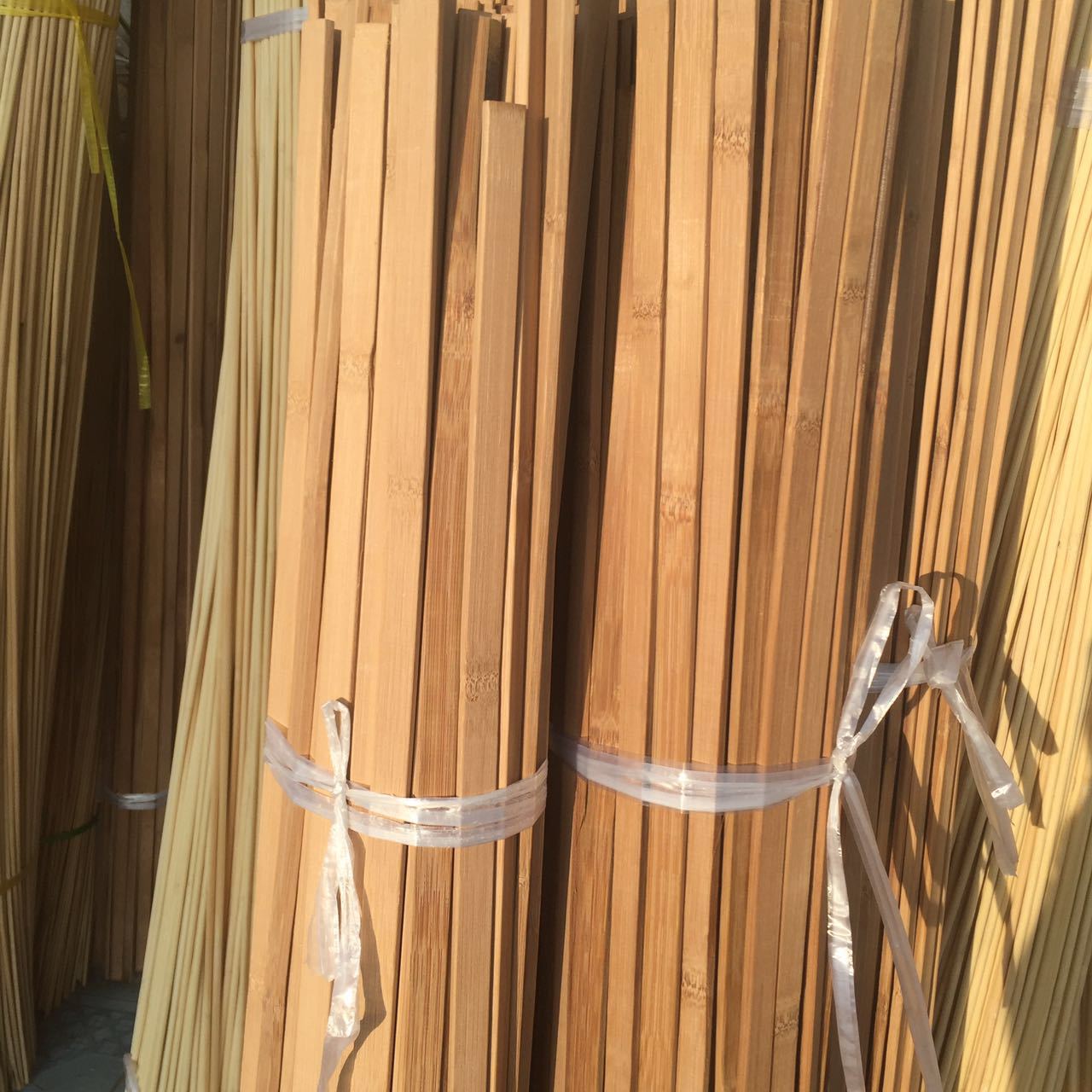 13x4碳化竹片,1.55米长做 冥房 灵棚 灵屋用竹片碳化不起虫