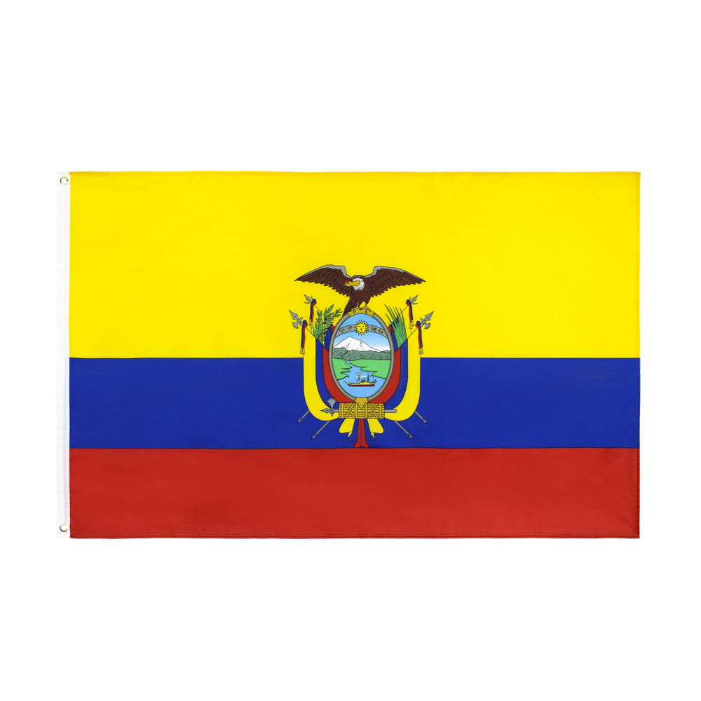 跨境大卖专供 90x150cm 厄瓜多尔国旗 ecuador