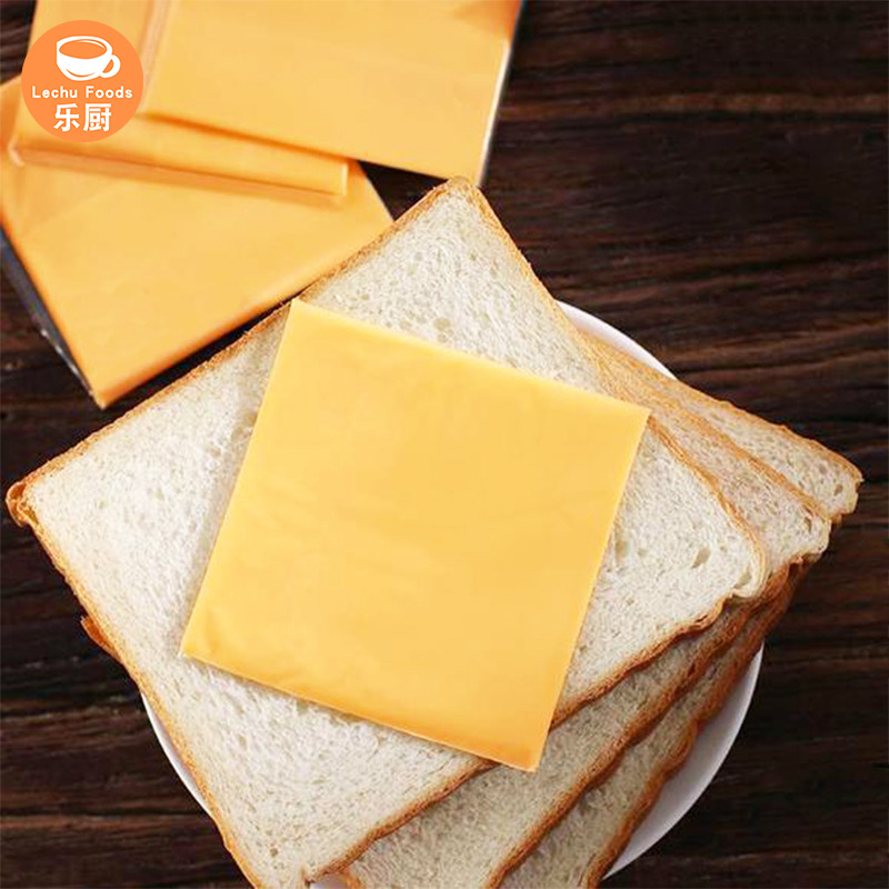 澳醇牧场芝士片12片*24包/箱 原味再制干酪切片 三明治汉堡烘焙-阿里