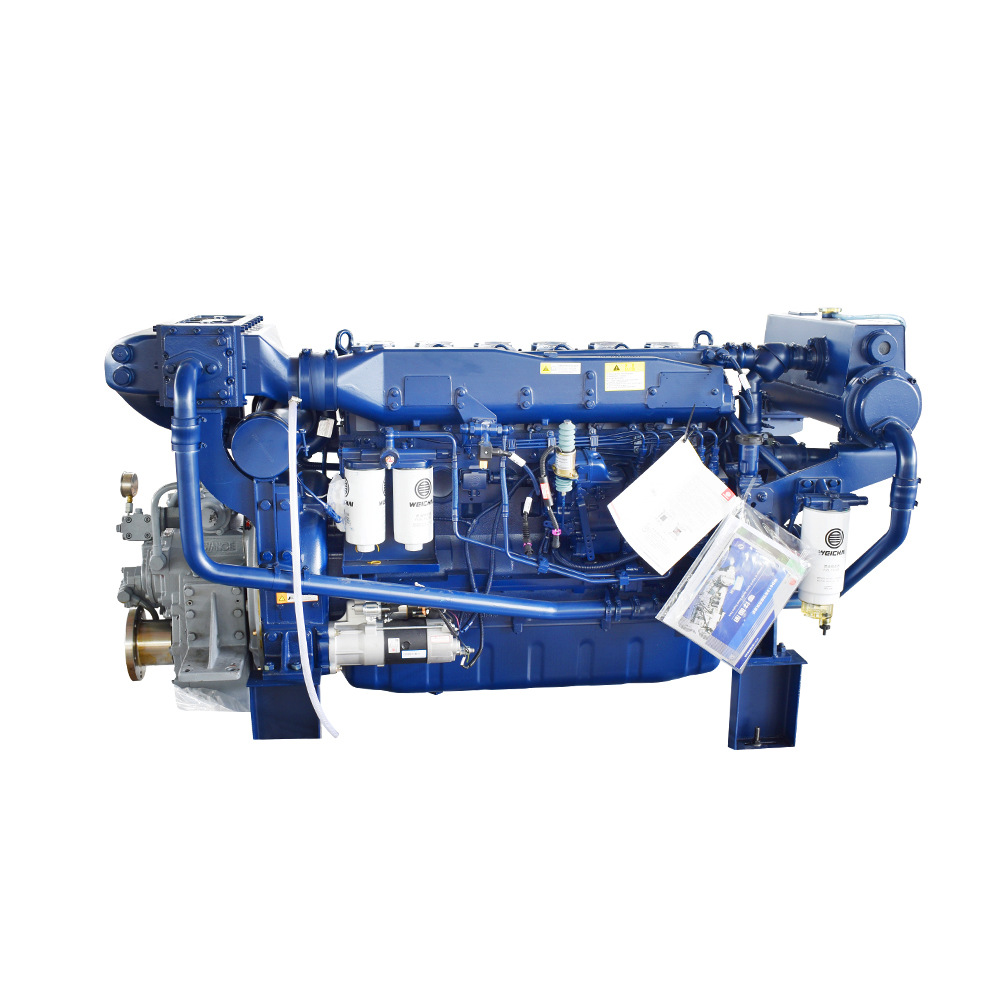 潍柴船用柴油机 p10柴油机 400马力船用柴油机带齿轮箱