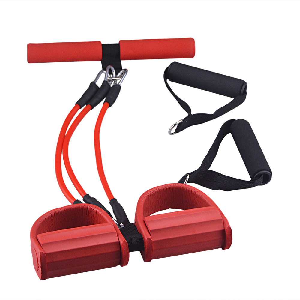 tpe多功能拉力器拉力绳组合拉力器可调节仰卧起坐拉力器