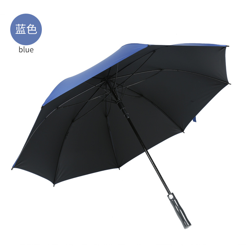 Factory Supply Creative Vinyl Golf Umbrella Men's and Women's Waterproof Sunshade Oversized Straight Rod Long Handle Umbrella Advertising Umbrella Printing