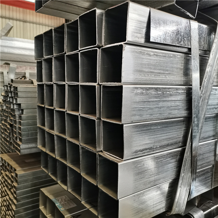 供应 银白色热镀锌方管40*40*2.0 薄壁钢带 可订做长度出口打包