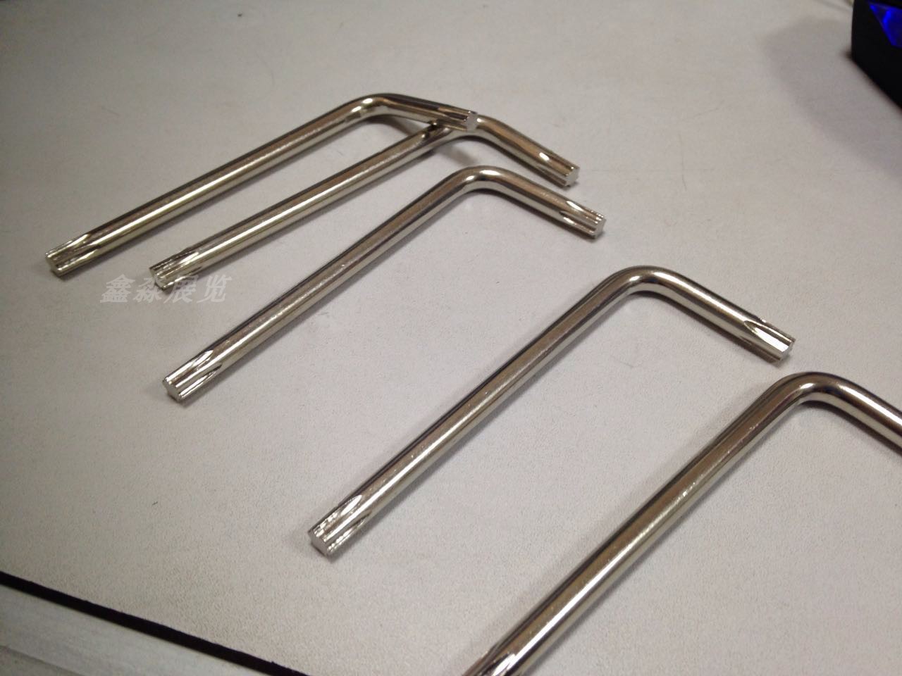 展会t30内六角梅花三卡锁星匙不带柄双向扳手双头l型简易工具