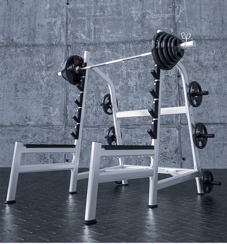 自由深蹲架框式龙门架卧推架杠铃架专业健身房健身器材家用半框