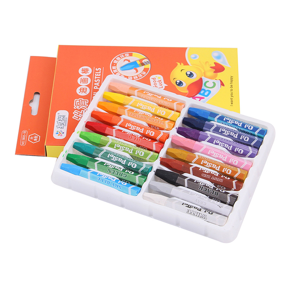 SOURCE C New World Children's Oil Pastel Crayon Baby Drawing Pen Graffiti Student Stationery Art Set