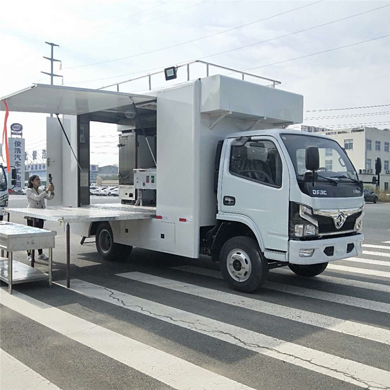 自贡多功能流动餐车 移动婚宴配餐车 红白喜事一条龙流动厨房餐车