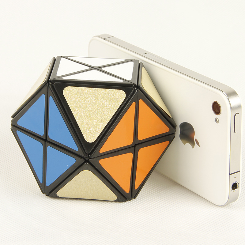 【蓝蓝 十二轴十四面体/切角直升机 魔方】12轴14面体 异形魔方