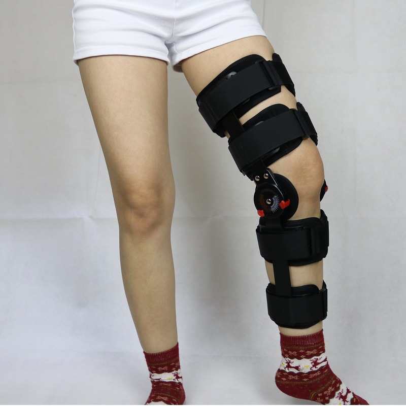厂家新型轻便膝关节固定支具 下肢护具膝盖腿部支具 轻便膝部支架
