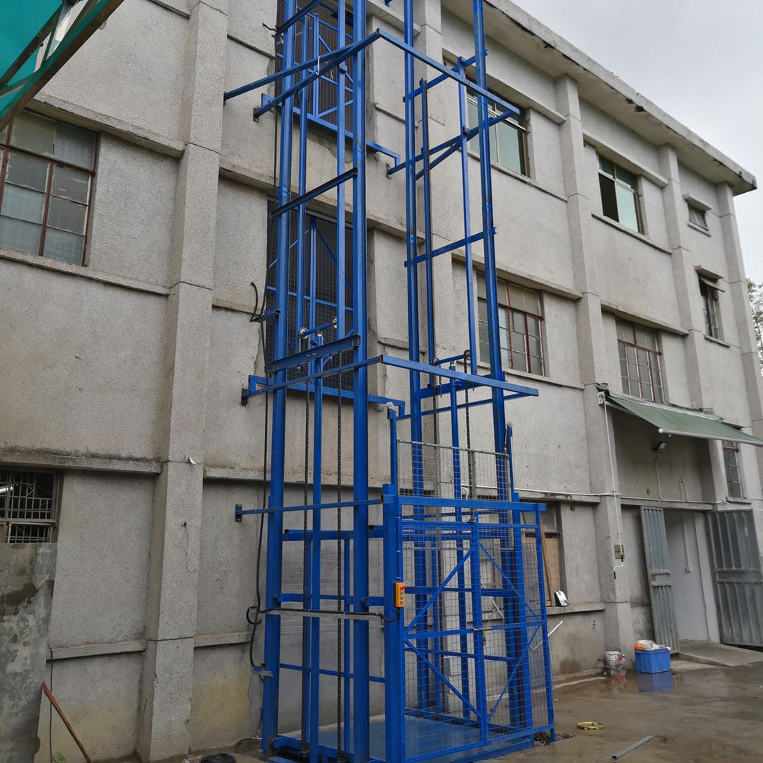 液压导轨式升降机维修安装液压升降货梯全自动液压升降平台固定式