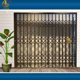 室内客厅铝合金拉闸门 卫生间移门 厨房阳台推拉门 隐形推拉门