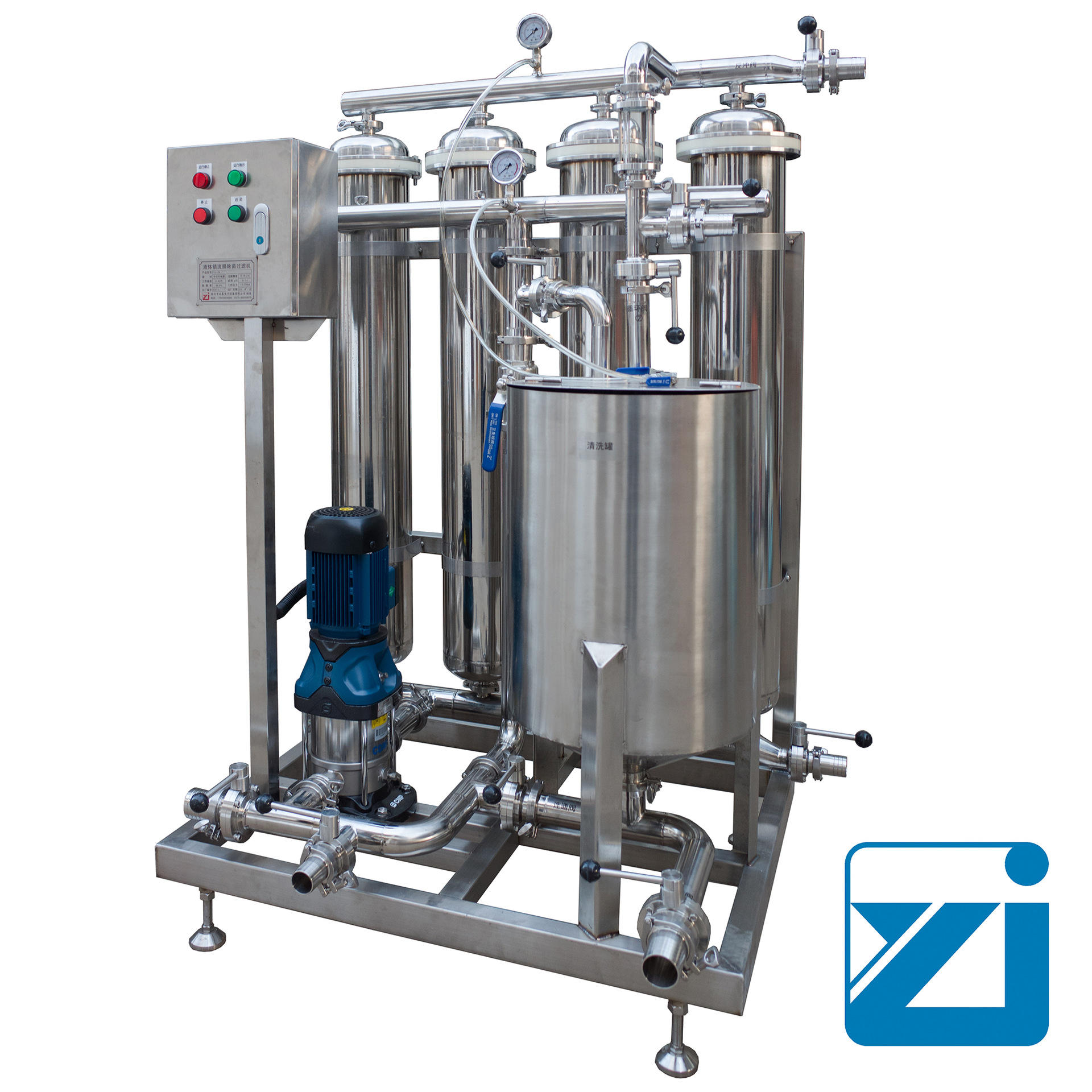 小型液体错流膜过滤机黄酒米酒药酒料酒过滤机现货酒类液体过滤机