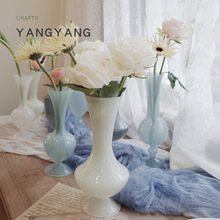 花瓶摆件客厅插花玻璃透明北欧创意简约小干花ins风创意花器