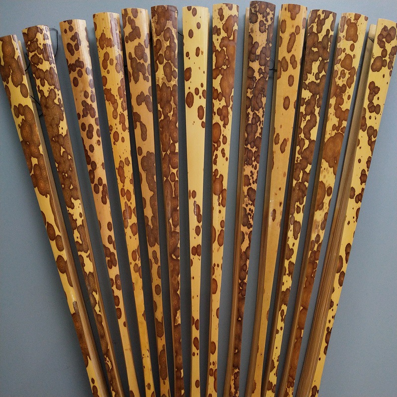 9寸梅妃斑竹折扇空白书画苏工超薄扇面纯手工流苏扇子湘妃扇包邮