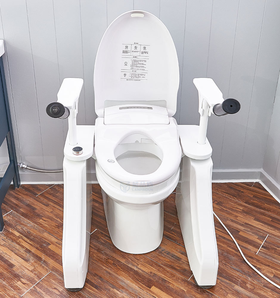 无障碍电动升降扶手电动升降马桶盖电动辅助升降椅老人坐便椅厕所