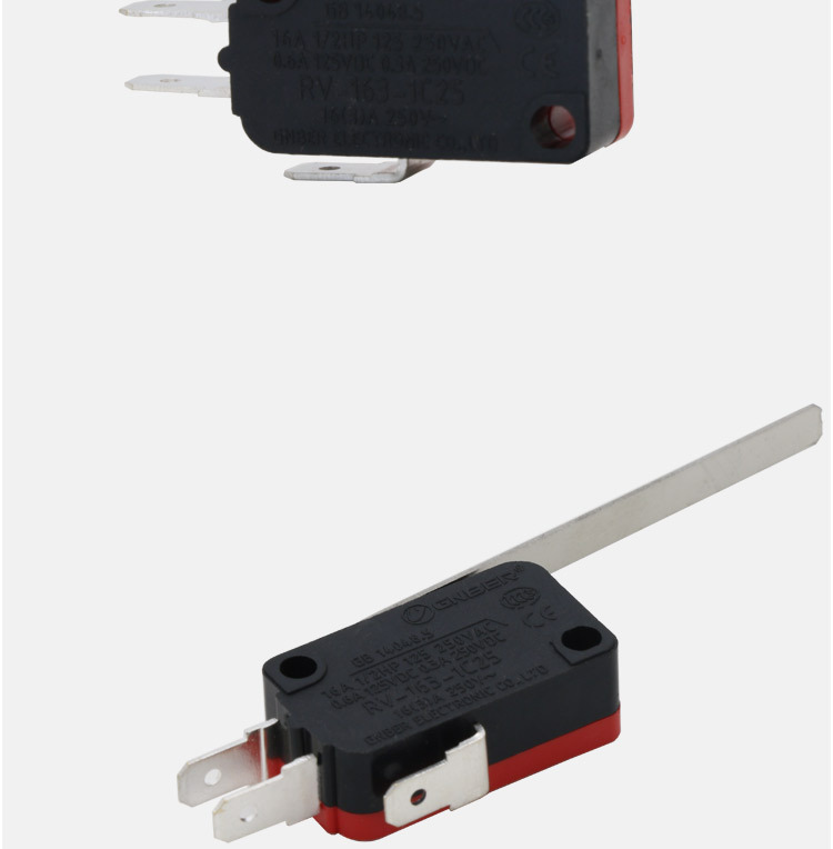 冈本微动行程开关小型基本开关rv-163-1c25微型开关限位按钮型?