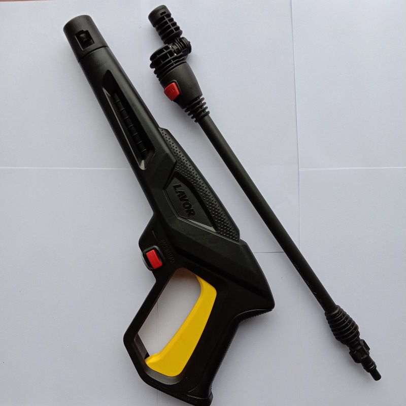 lavor洗车水枪水枪把bauker洗车机喷枪杆枪头万向涡轮可调泡沫枪