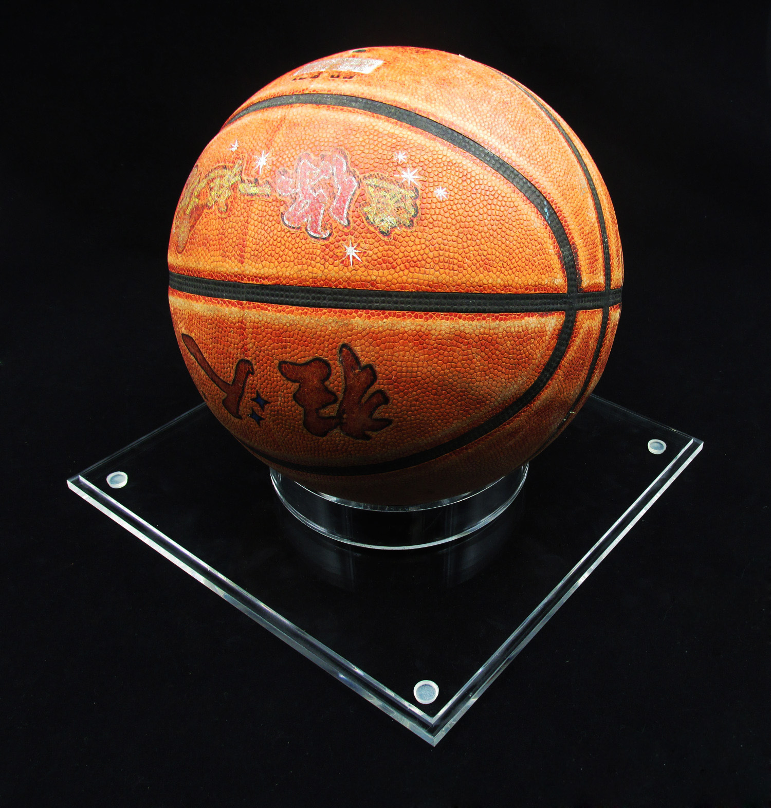 订做亚克力篮球包装盒亚克力罩子有机玻璃亚克力罩子粘接精细透明