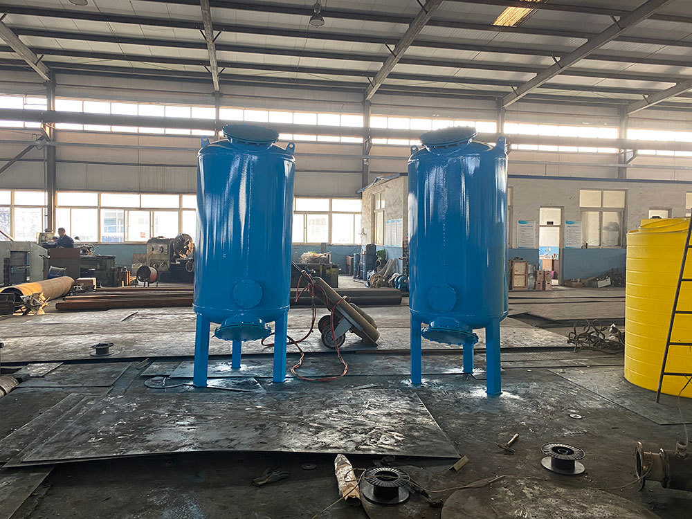 大型机械过滤器污水处理活性炭过滤设备石英砂过滤器