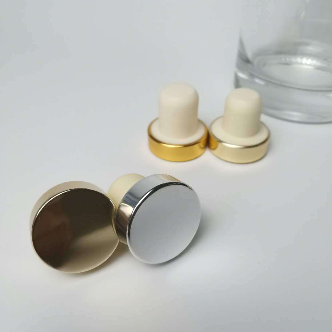 定制电化铝高分子瓶塞红酒软木塞100ml白酒瓶香薰瓶塞氧化铝t型塞