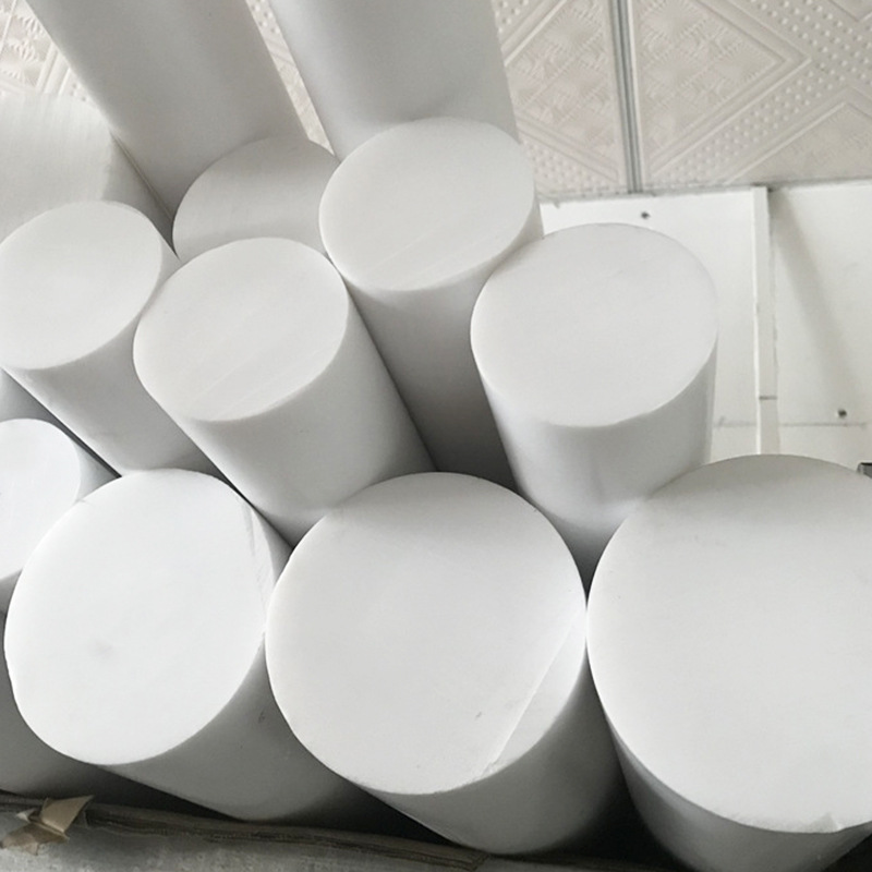 生产白色ptfe棒铁氟龙卷材塑料王板楼梯专用聚四氟乙烯板零切