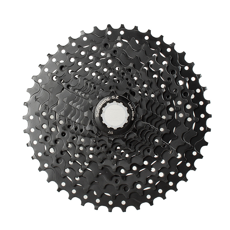 日晖山地自行车飞轮11 22速11-42t黑色大齿轮自行车配件xtr m9000