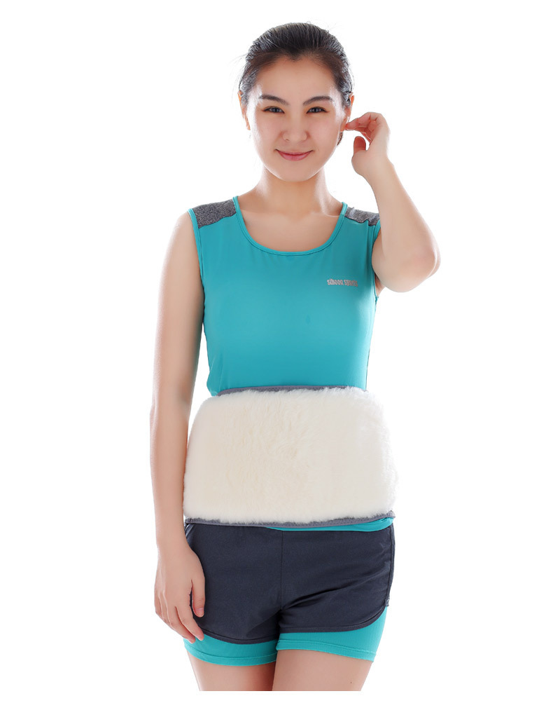 羊毛护腰带保暖带男女士冬季羊绒护肚子护胃腹部腰围腹带