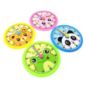 独角鹿文具钟点学习器dj01-9606太阳花11*11cm科教教具教学时钟