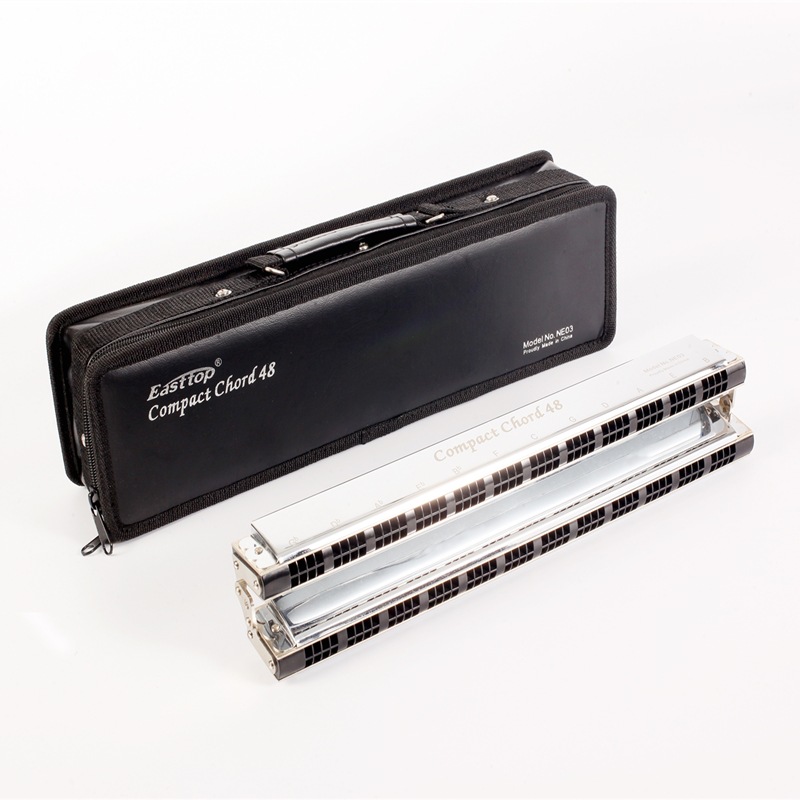 东方鼎48组和弦口琴 双联合奏口琴 成人乐队演奏团体合奏双排出口