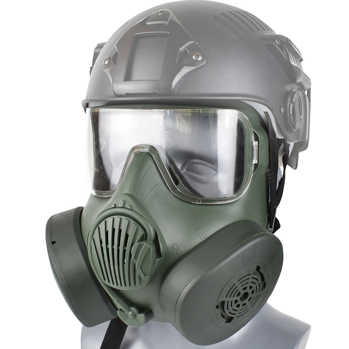 m50仿真防毒面具模型全脸防护面具真人吃鸡水弹面罩跨境