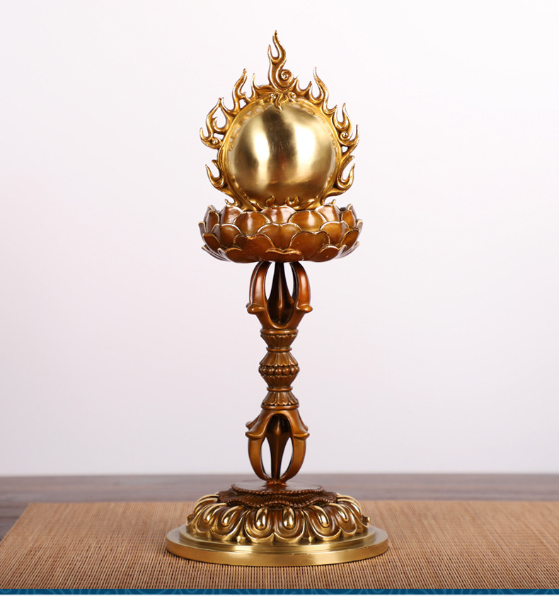 一件起批 纯铜摩尼宝摆件 彩铜摩尼宝珠家居装饰品摆件佛像宝物