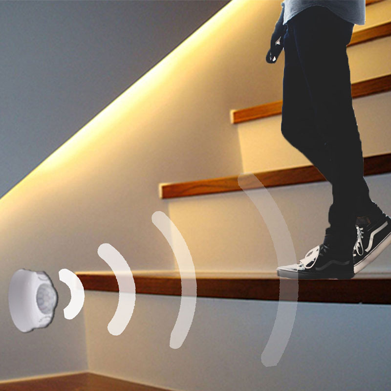 厂家直销2835红外智能人体感应灯带套装防水橱柜衣柜床底氛围灯条