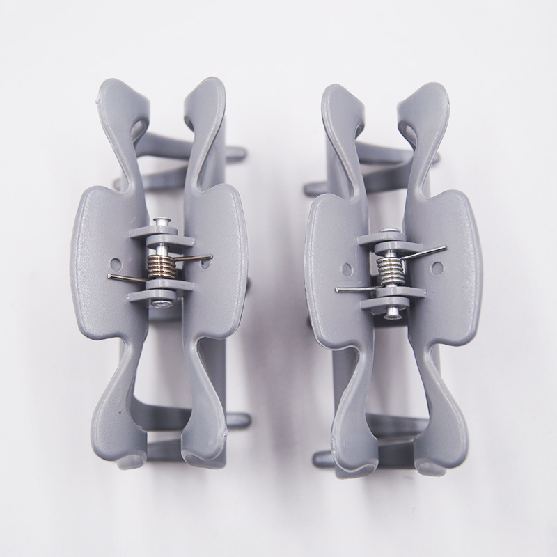 美发隔热三爪夹耐高温卷杠固定夹子陶瓷烫固定夹美发工具用品批发