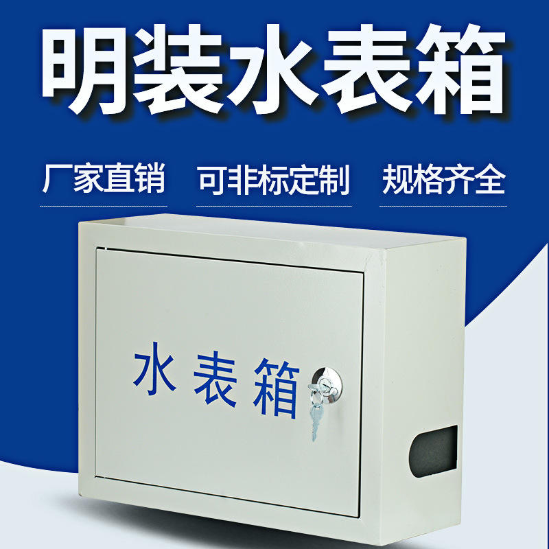 单户 水表箱 自来水厂专用 防锈明装防冻水表箱 300*500*150mm