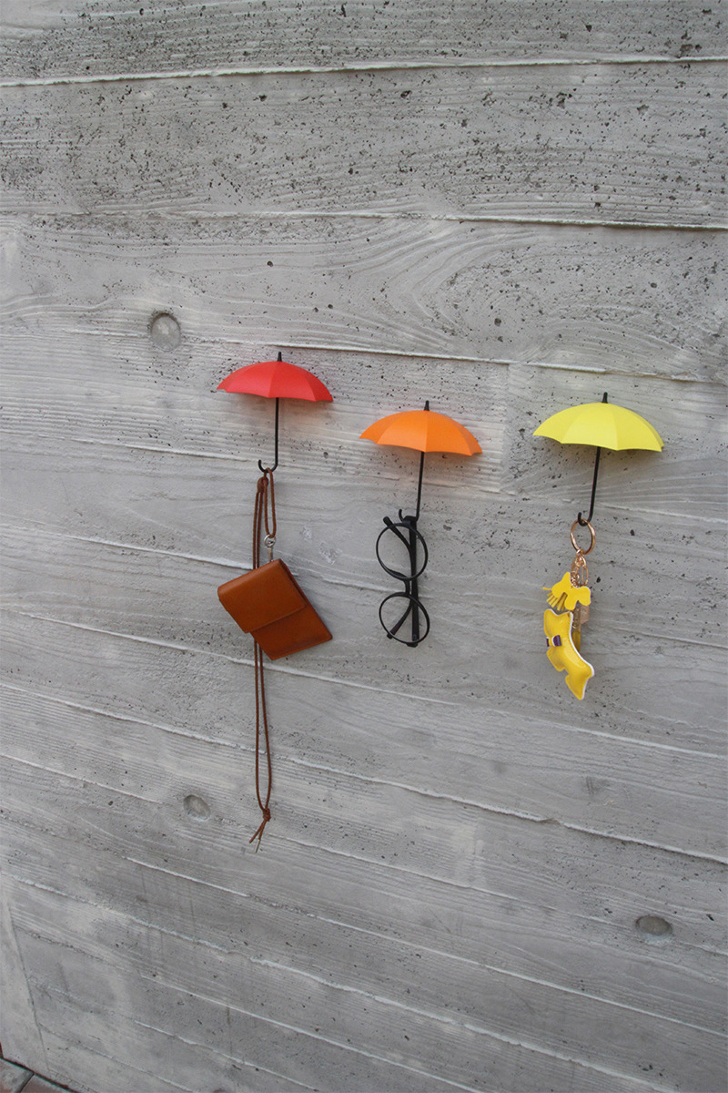 雨伞挂钩雨伞装饰小物单挂勾创意粘钩3个装门后钥匙架 专利产品