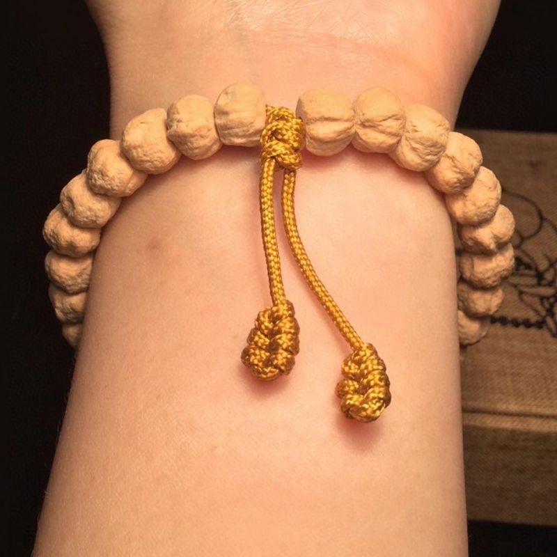 精工藏式百香籽佛珠手串 百香籽单圈 搭配阿拉善红绿灯配饰diy