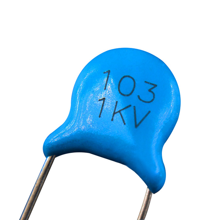 高压陶瓷电容103pfm1kv瓷片1kv103磁片电容10nf1000v环氧包装
