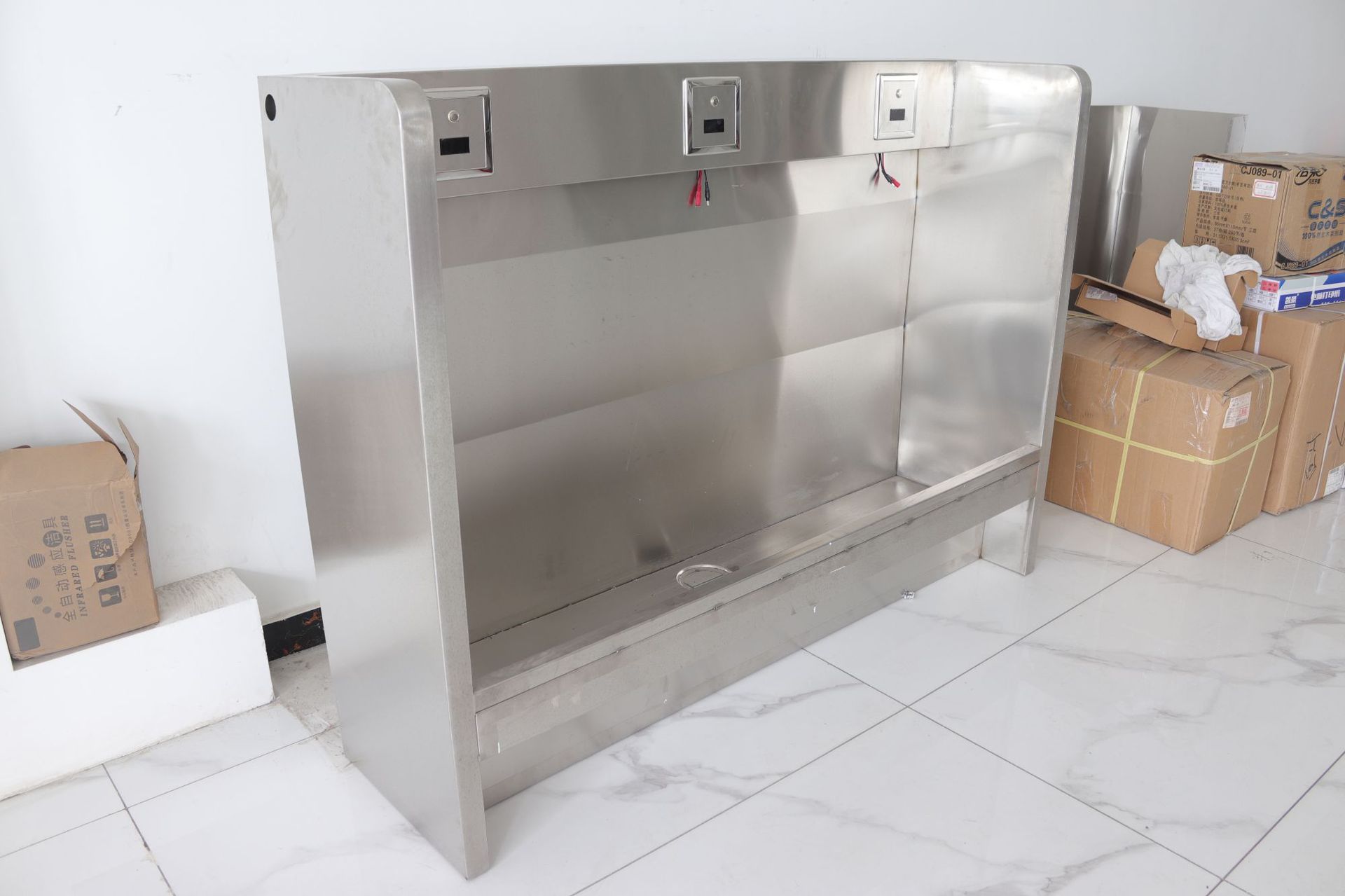 不锈钢小便池感应自动冲水小便池商用小便池