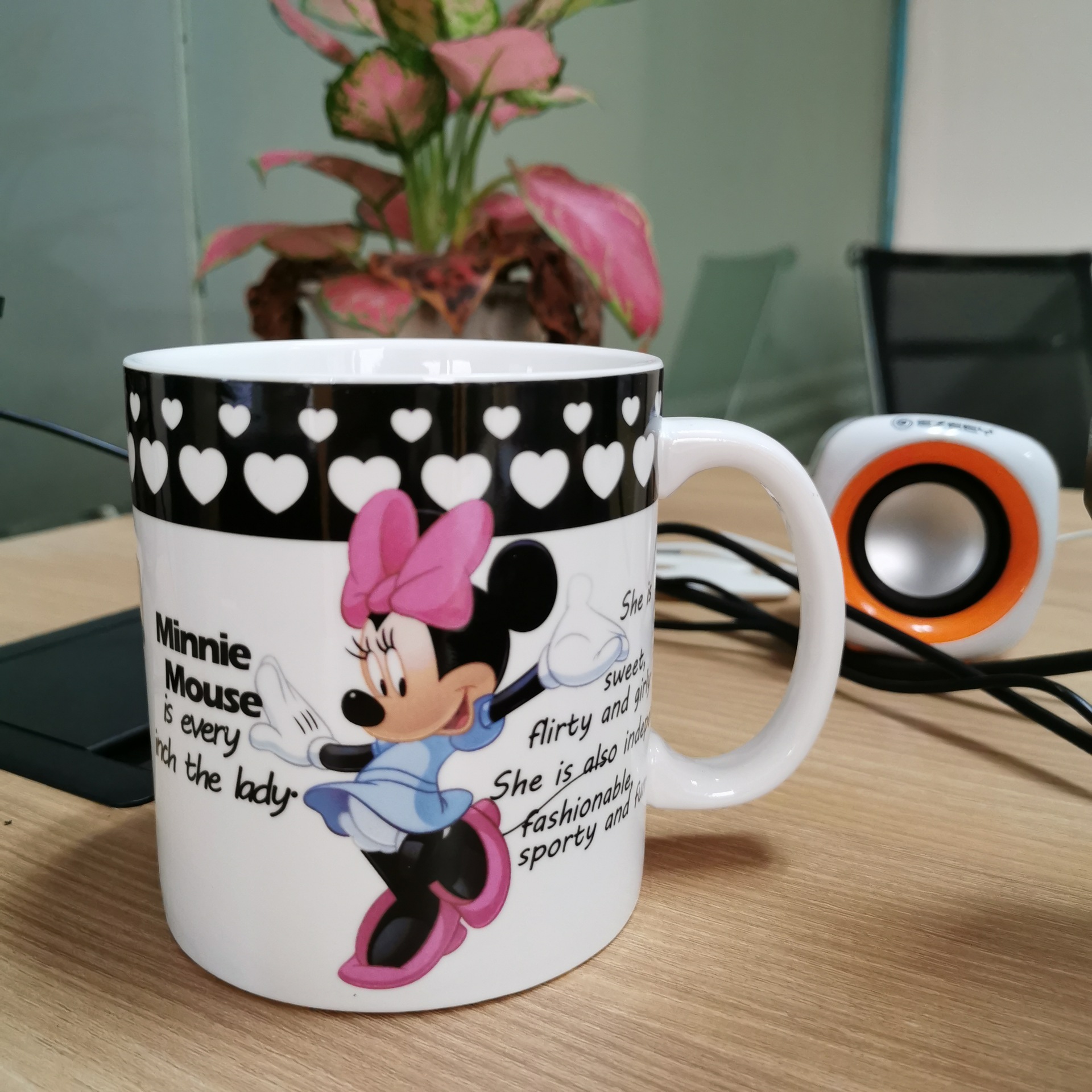 迪士尼陶瓷马克杯500ml陶瓷杯创意简约办公杯男女通用粗陶杯子