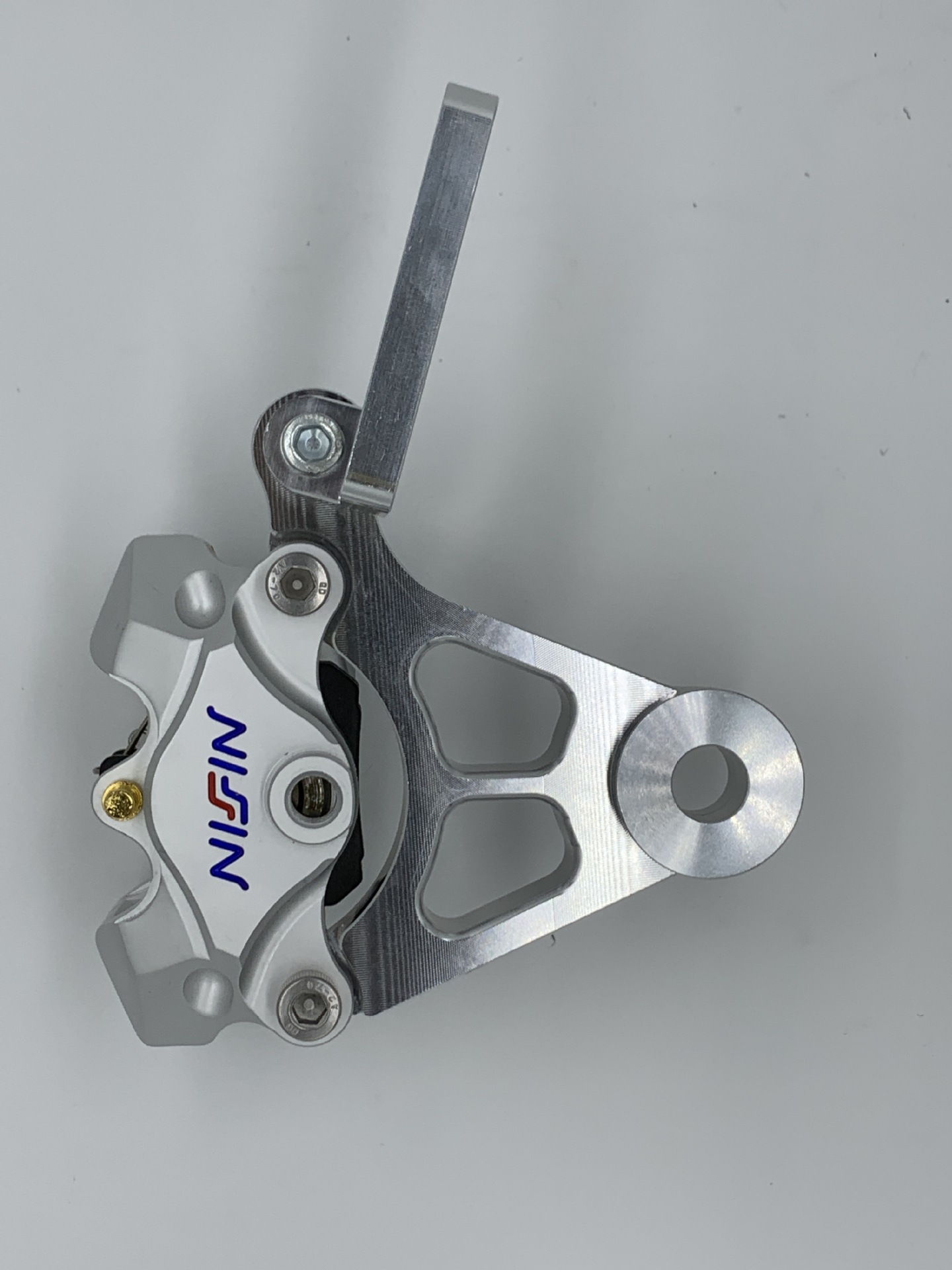 摩托车改装配件改装刹车泵支架 y15刹车泵cnc支架