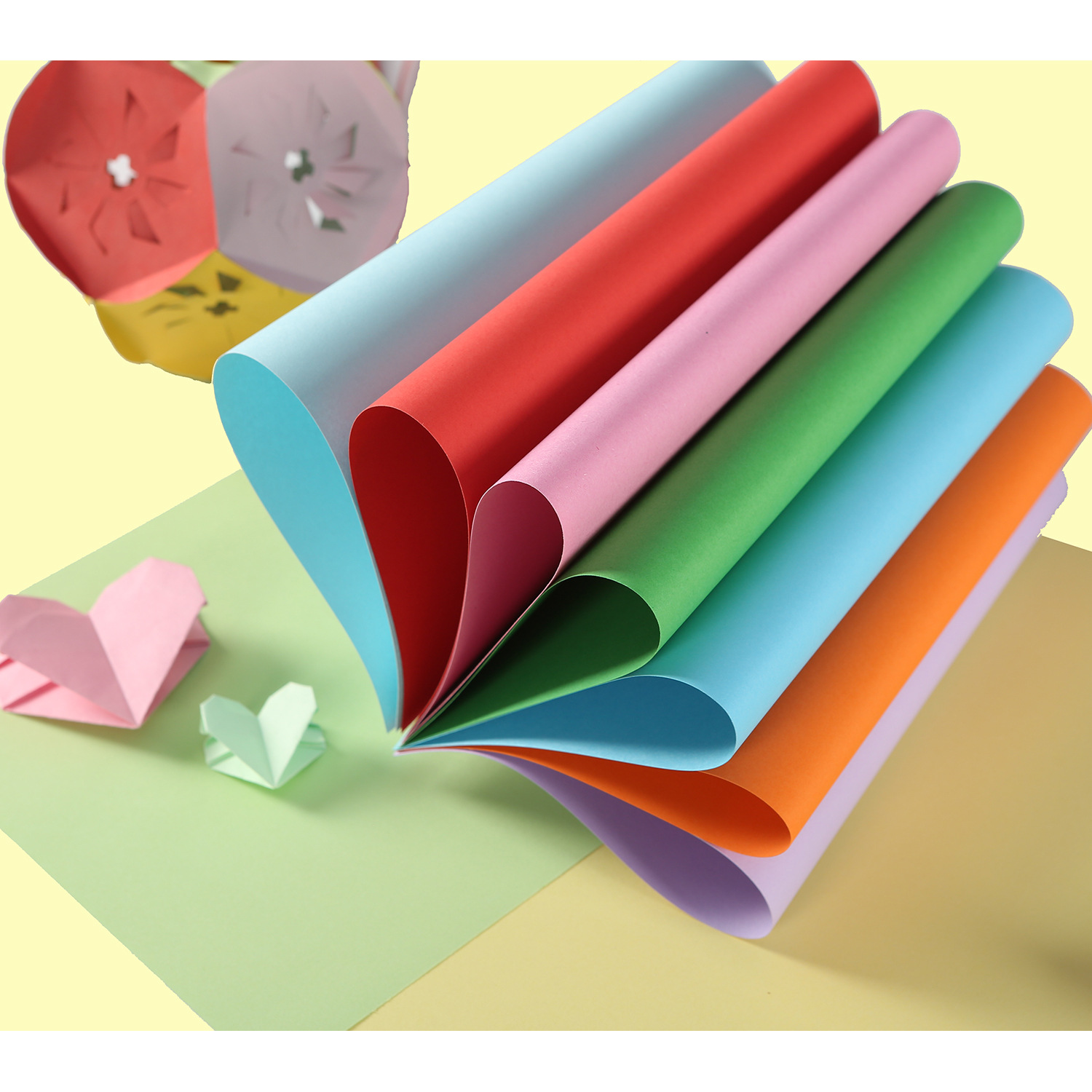 慧洋3041卡通10张/包卡纸 儿童手工折纸a4彩色复印纸打印纸可学生