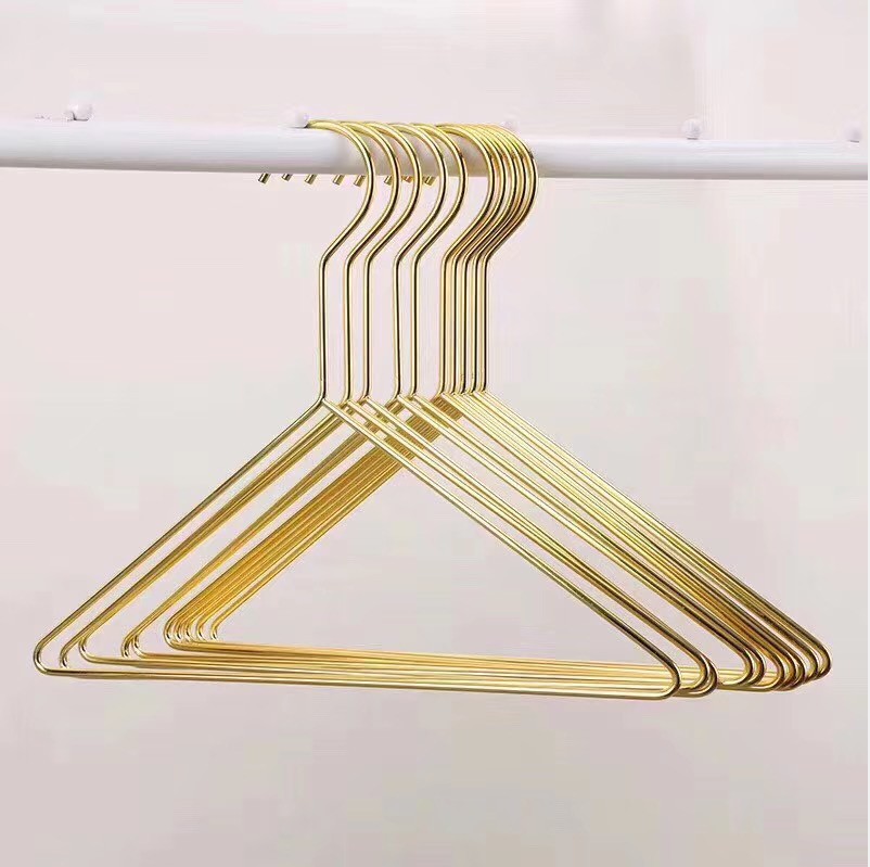 ins北欧三角形儿童衣架裤架 童装店服装金属衣架裤架