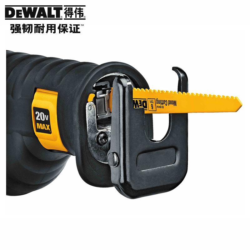得伟dewalt金属管道切割锂电充电往复锯18v马刀锯dcs380m2 n